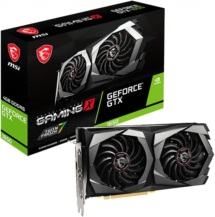 GTX 1650 4GB GDDR6 PCI Express 3.0 x16 ATX Graphics Card L6465