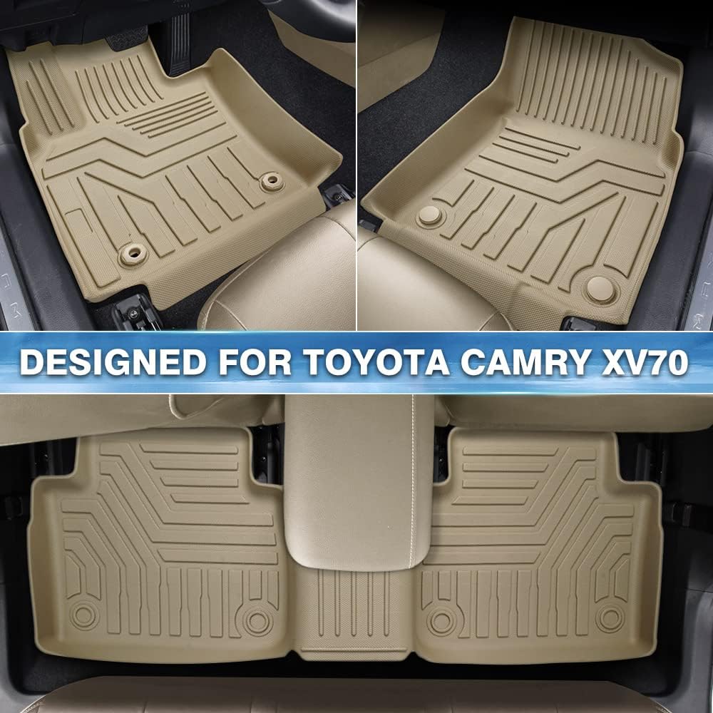 Custom Fit All Weather Floor Liners 1st and 2nd Row Mat Liner Set Z312832
