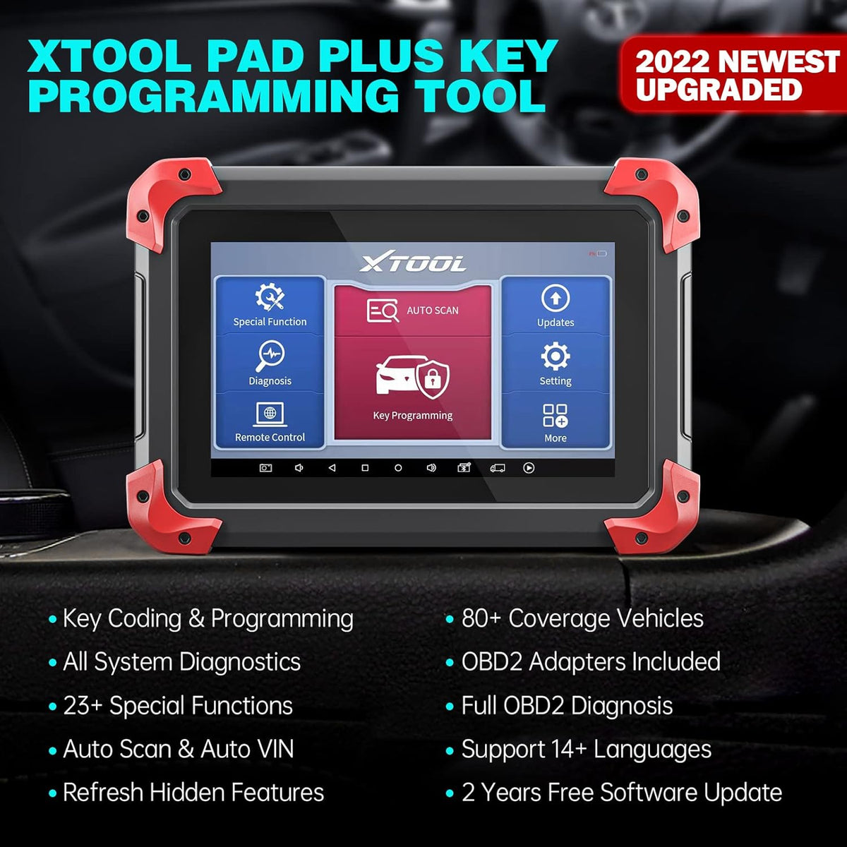 Automotive Key Programming Tool with 23+ Services T6648