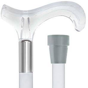 Clear Lucite Handle Walking Cane Z557447
