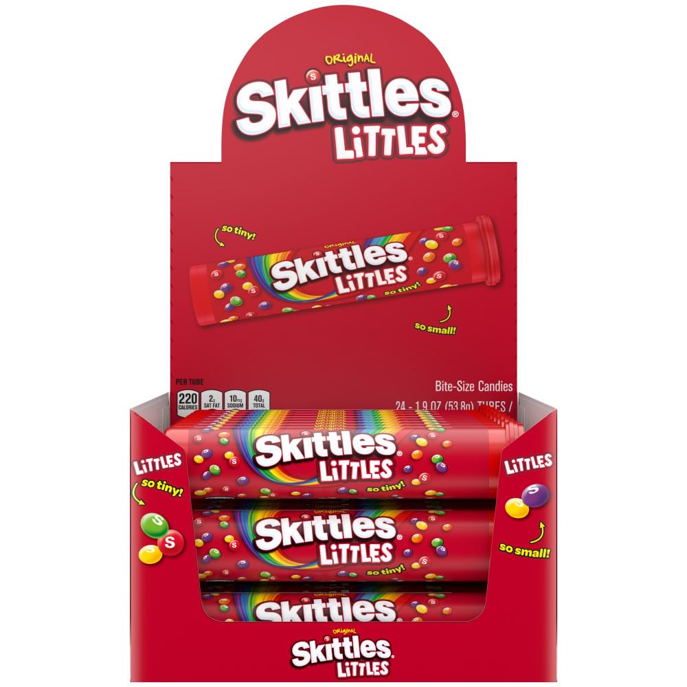 Skittles Original Mega Tube 1.9 Ounces Each 24 Per Pack N443