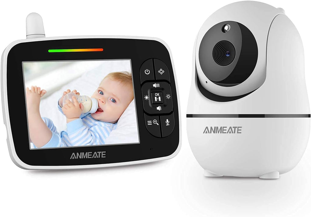 3.5” Video Baby Monitor with Infrared Night Vision and Two Way Talk C16814