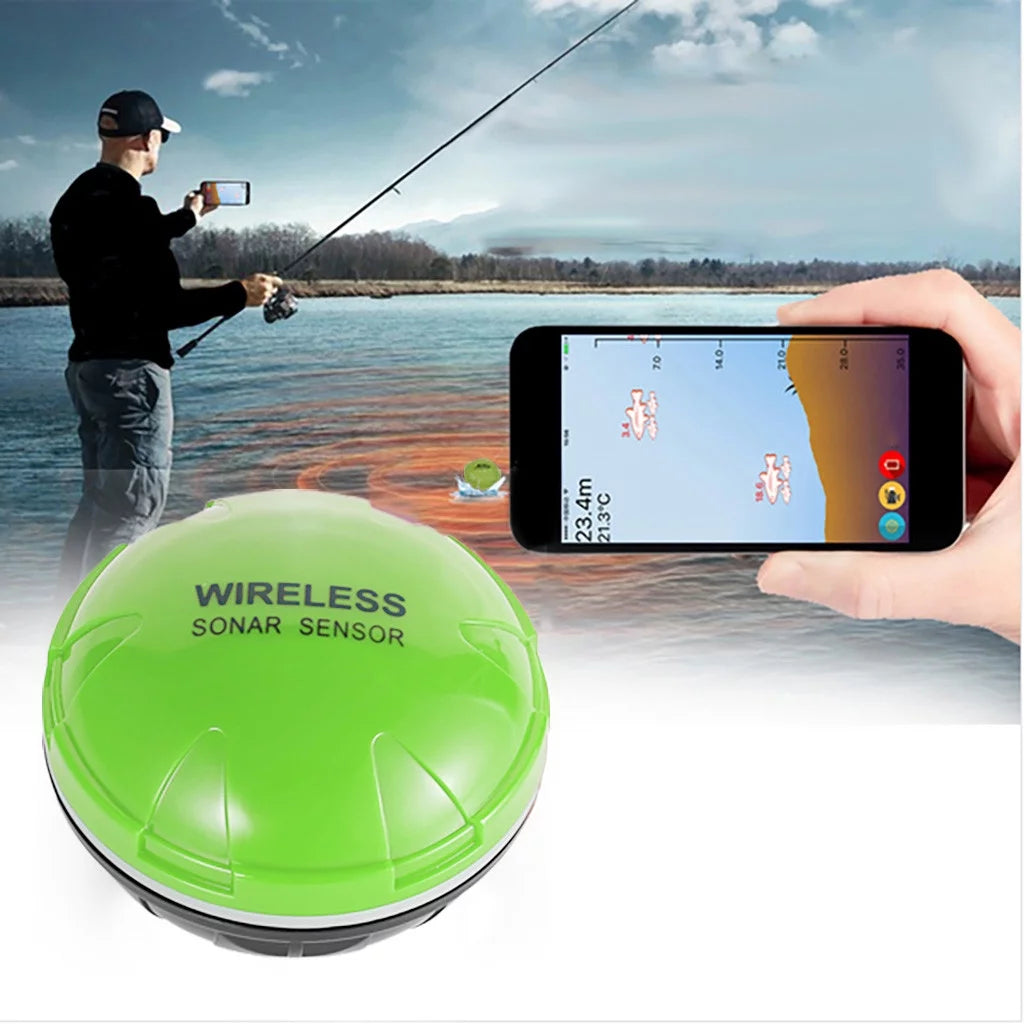 Portable Wireless Bluetooth Fish Finder Sonar Depth Finder F7939