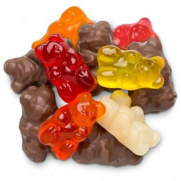 Milk Chocolate Covered Gummi Bears 2 Pound H207