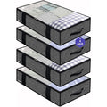 Foldable Underbed Storage Bag with Clear Window D997126