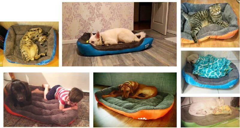Soft Cloth Dog Bed A7960