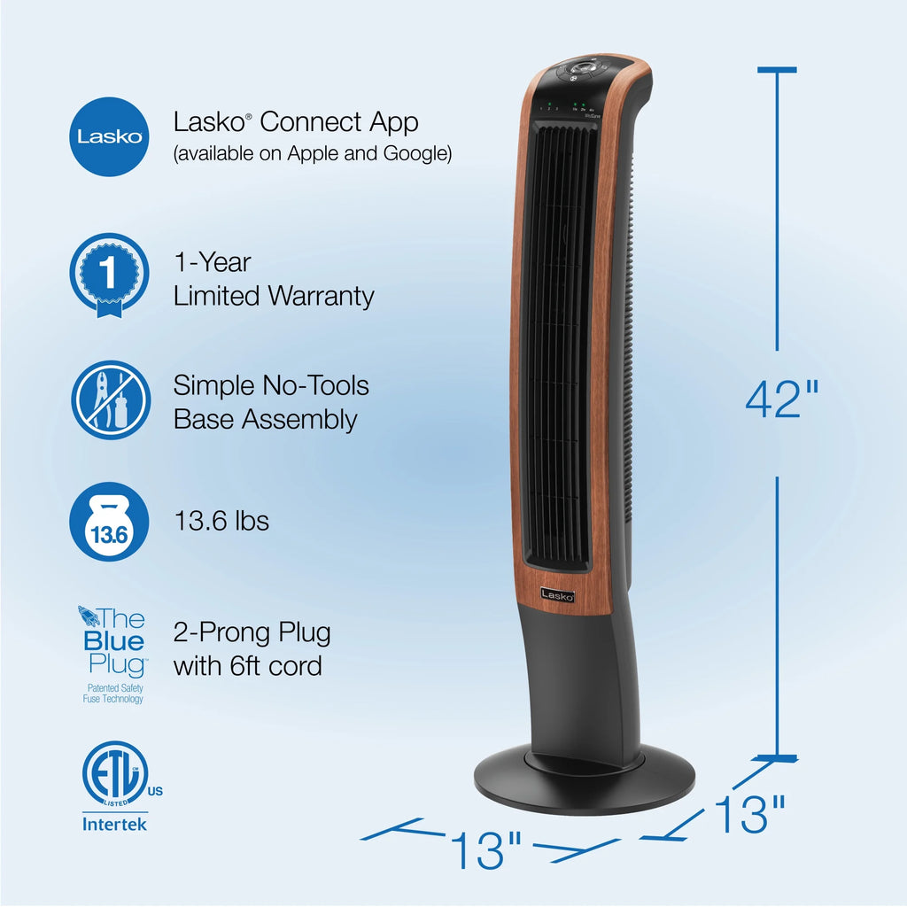 Black Oscillating Tower Fan P54881