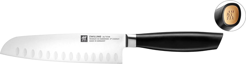 Open Box Hollow Edge Santoku Knife 7-inch B987