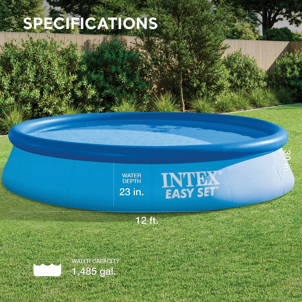 12ft x 30in Inflatable Swimming Pool with Filter Pump K535157