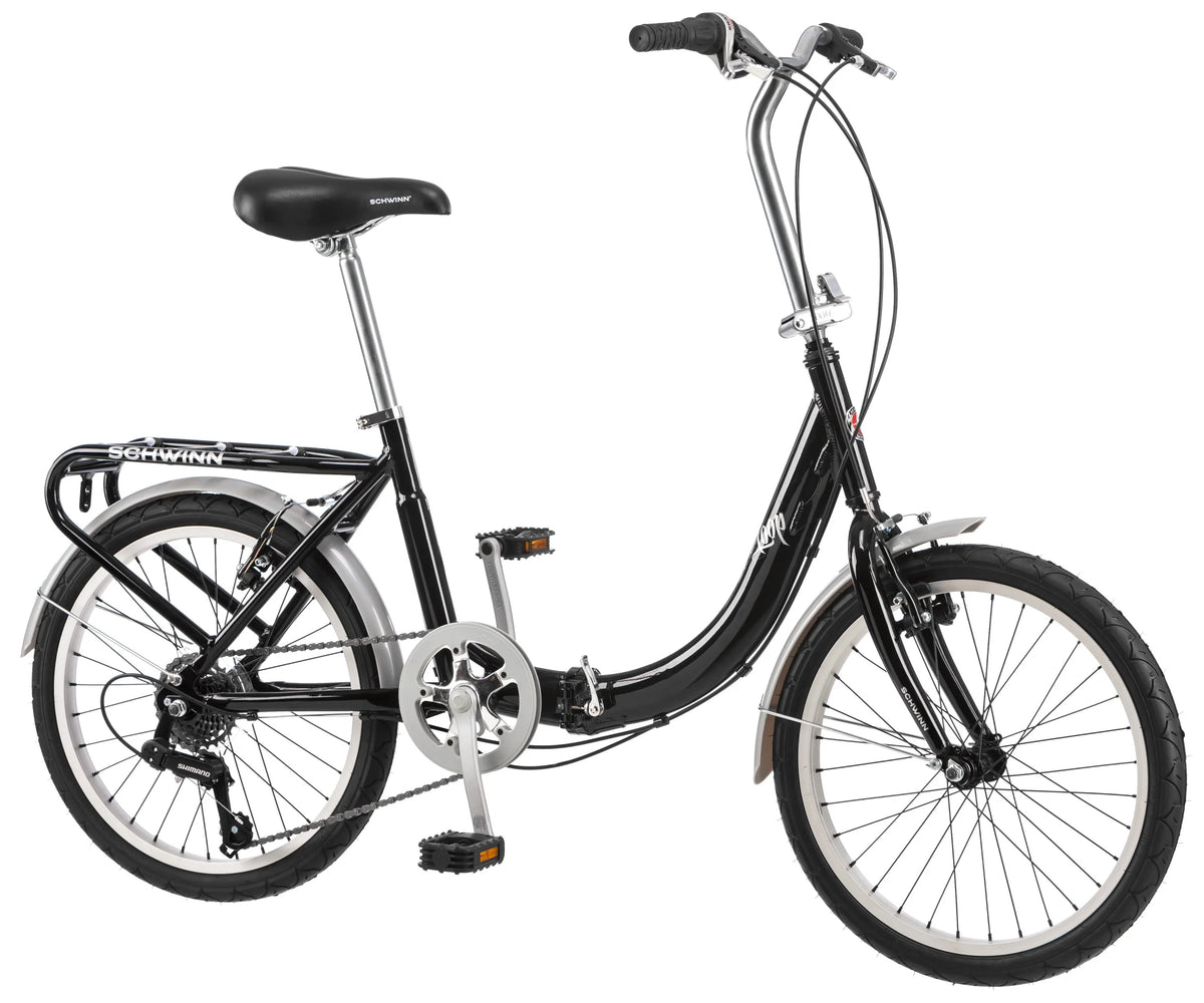 Folding Commuter Bike, 20-inch wheels, Black I525