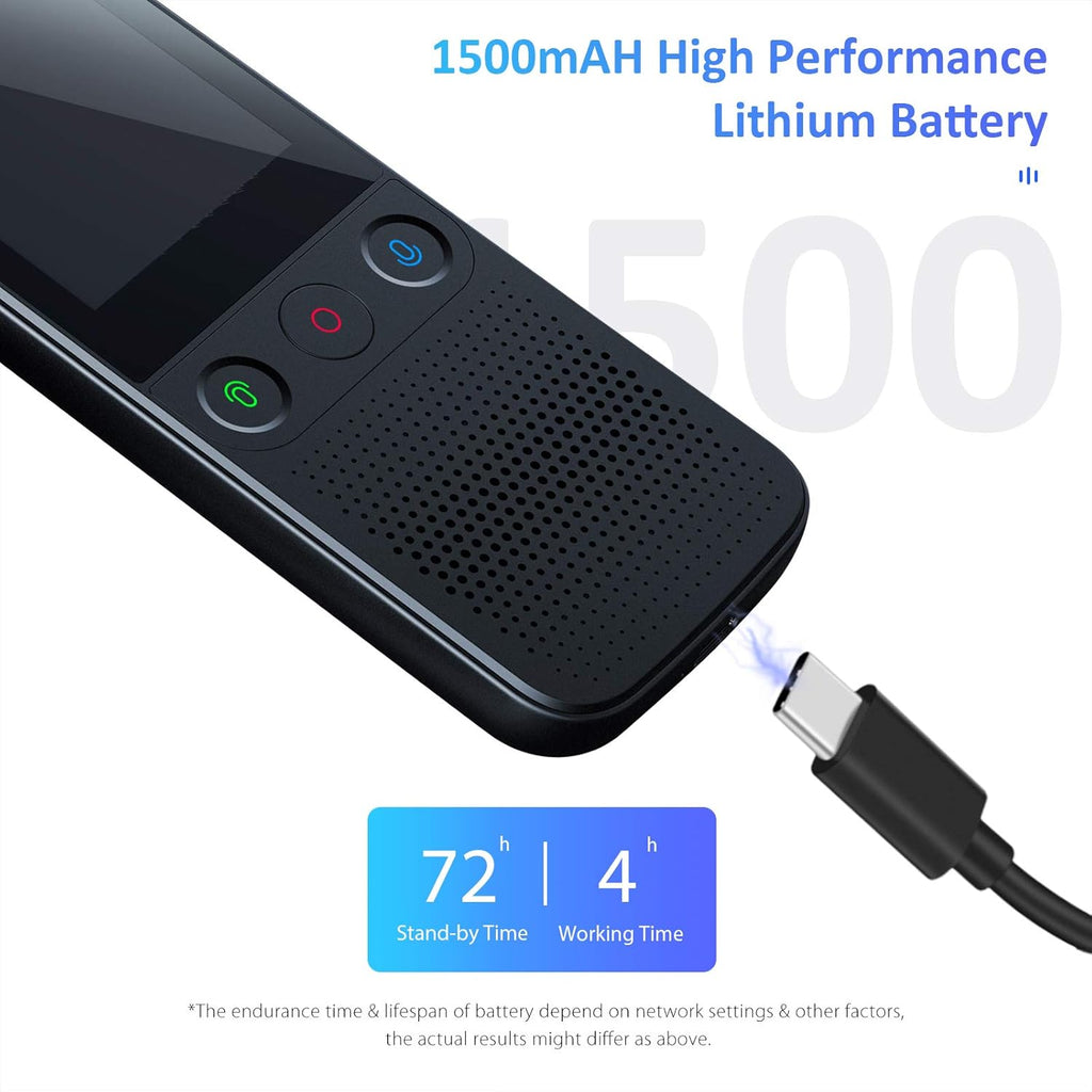 Two Way Real Time WiFi Translator Device Pack of 2 J1412