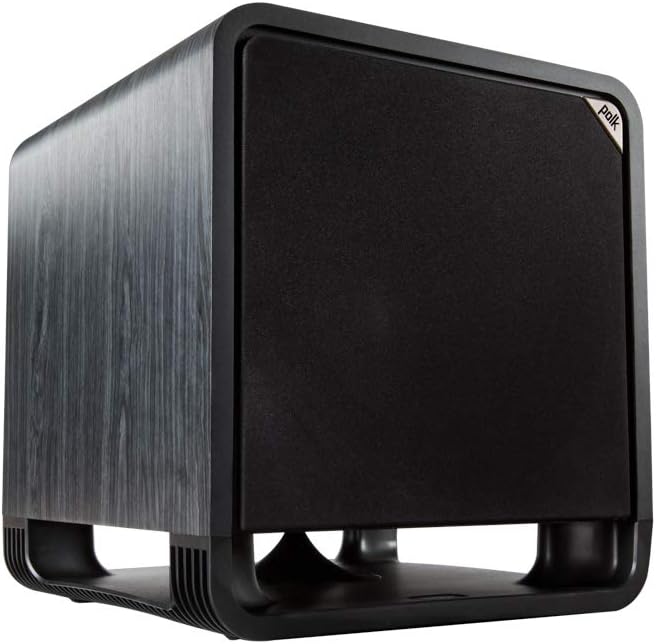 Powered Subwoofer with 12” Woofer, 400W Amp, Washed Black Walnut F7740