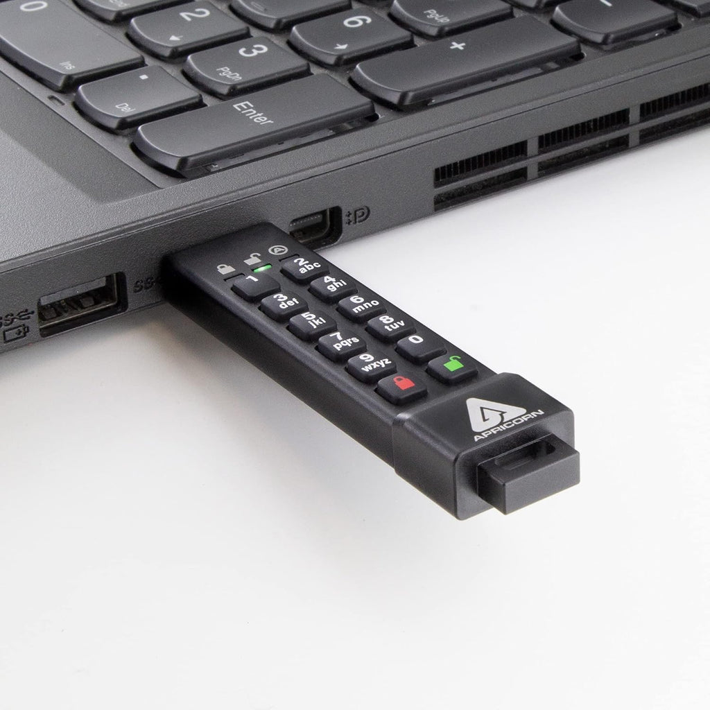 32GB Hardware Encrypted USB 3.0 Flash Drive F7153