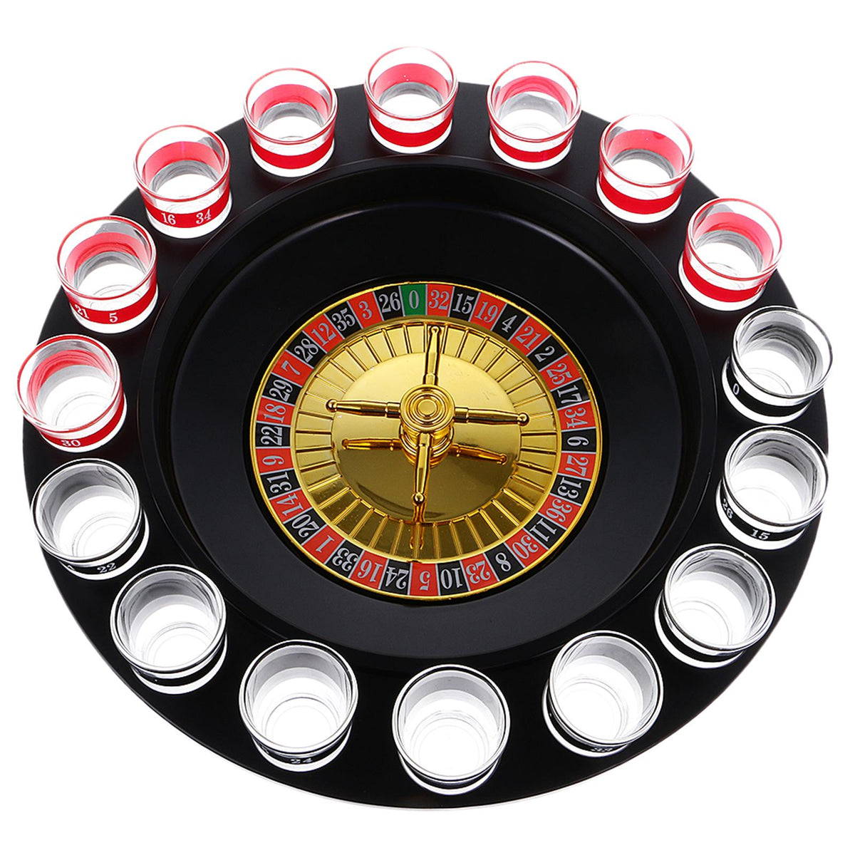Drinking Roulette Set Glass for Party Game M220