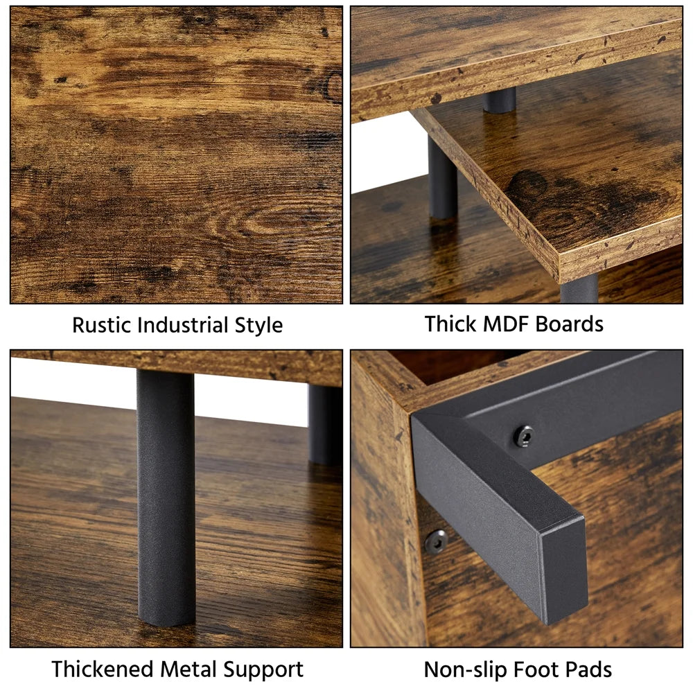 Industrial TV Stand up to 50'' Rustic Brown R79969