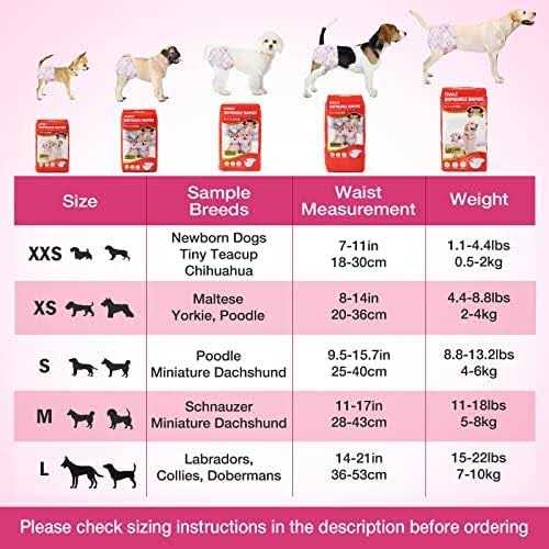 Super Absorbent Disposable Female Dog Diapers W712771