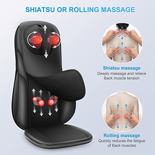 Shiatsu Back Massager with Heat C9779