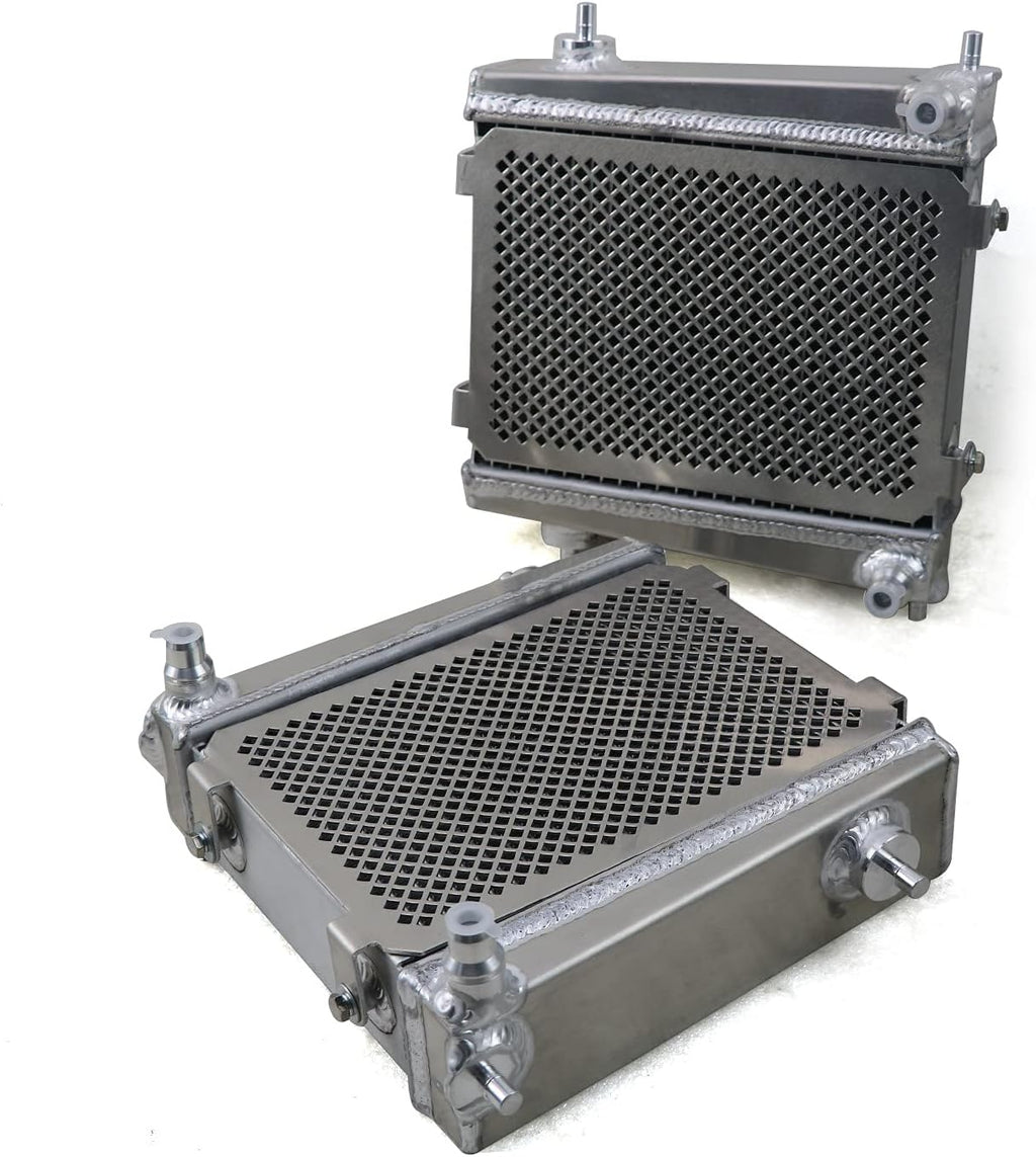 Left+Right 2 Row All Aluminum Radiator Q1451