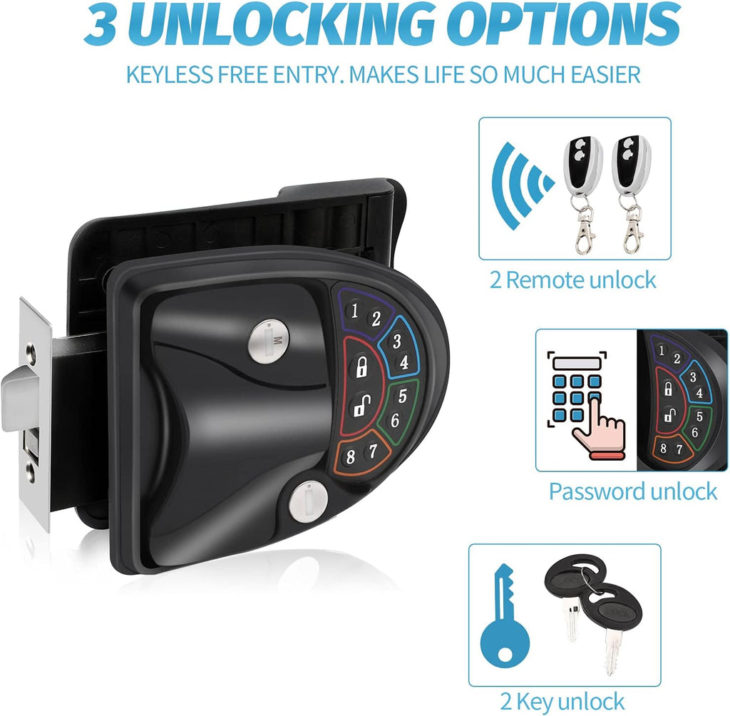 RV Keyless Entry Door Lock with Deadbolt and Silent Mode K632