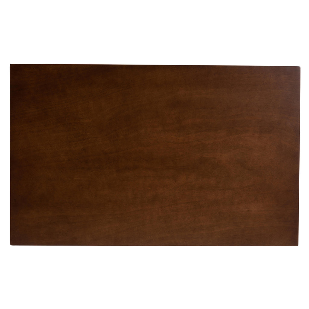 Walnut Brown Rectangular Wood Dining Table C4531