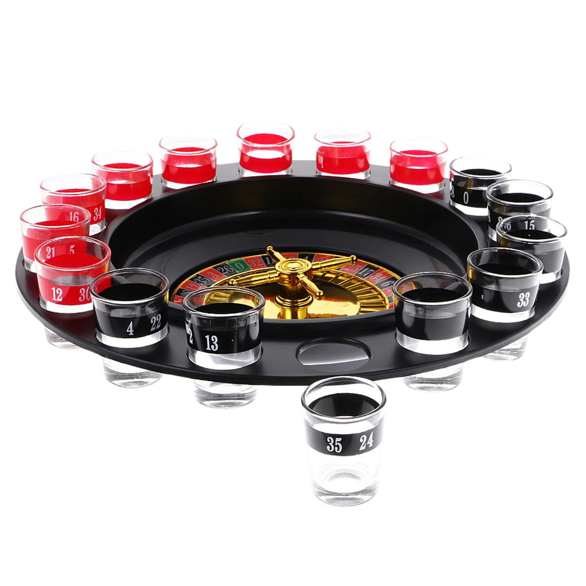 Drinking Roulette Set Glass for Party Game M220