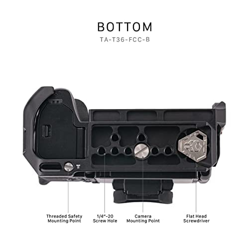 Camera Cage with NATO Rail, Rosette, Cold Shoe, and 1/4"-20 Threads A436115