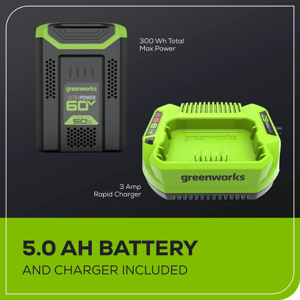 60V 21 Push Lawn Mower with Battery & Charger Q658