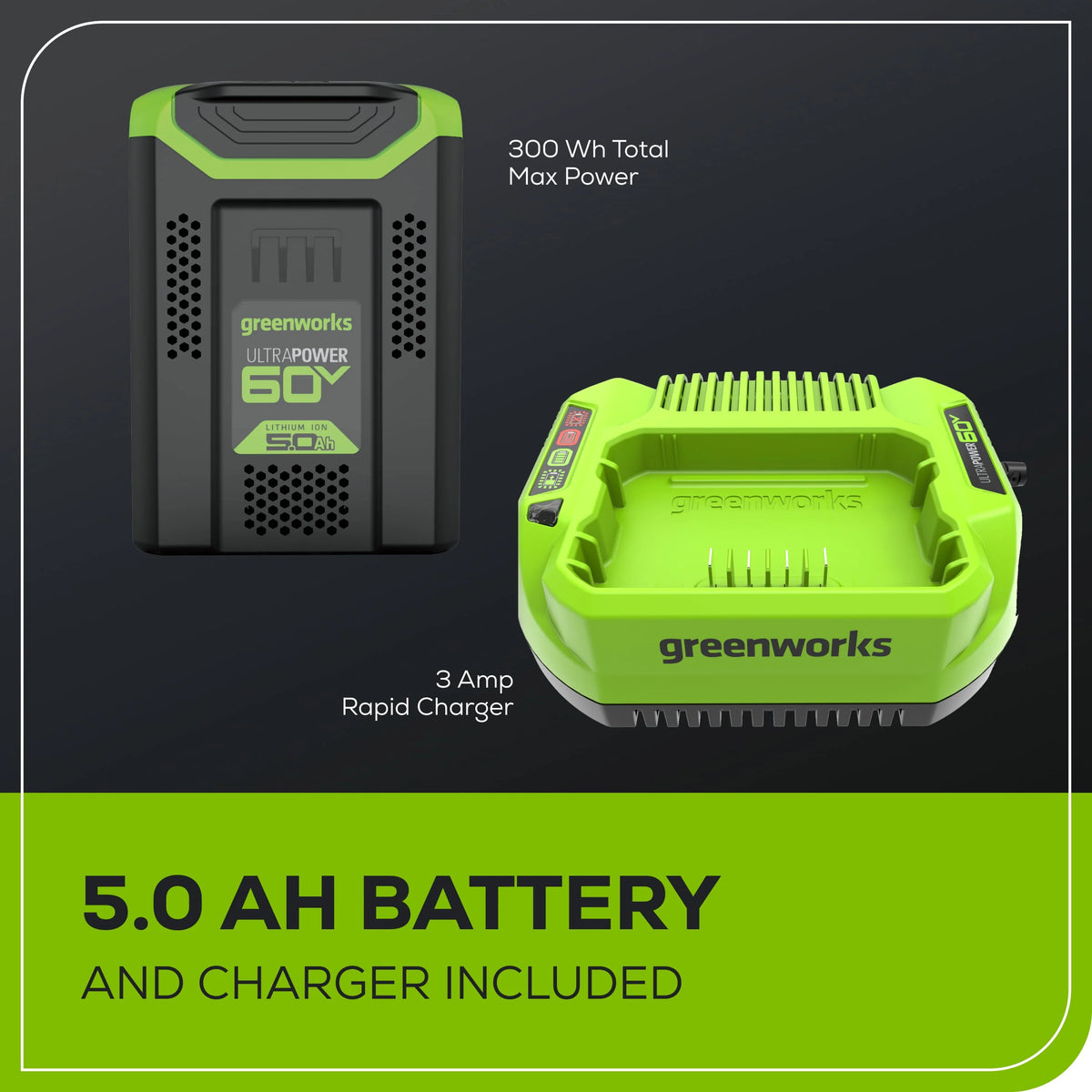 60V 21 Push Lawn Mower with Battery & Charger Q658