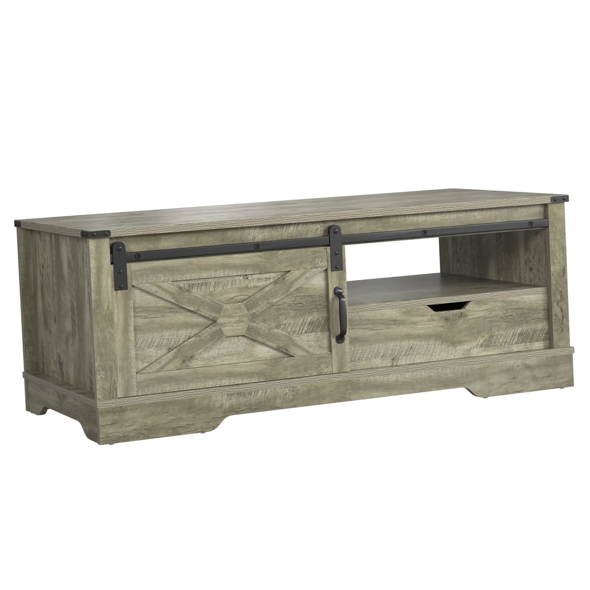 Light Gray Rectangular Coffee Table E28225