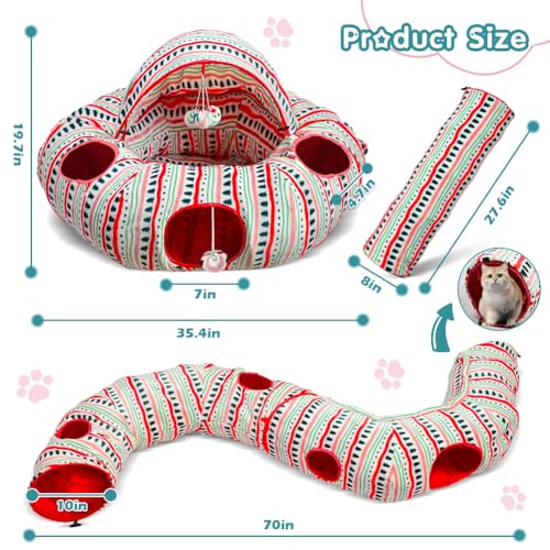 Plush Cat Tunnel Bed Z2717