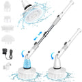 Cordless Electric Spin Scrubber with 4 Heads J2651