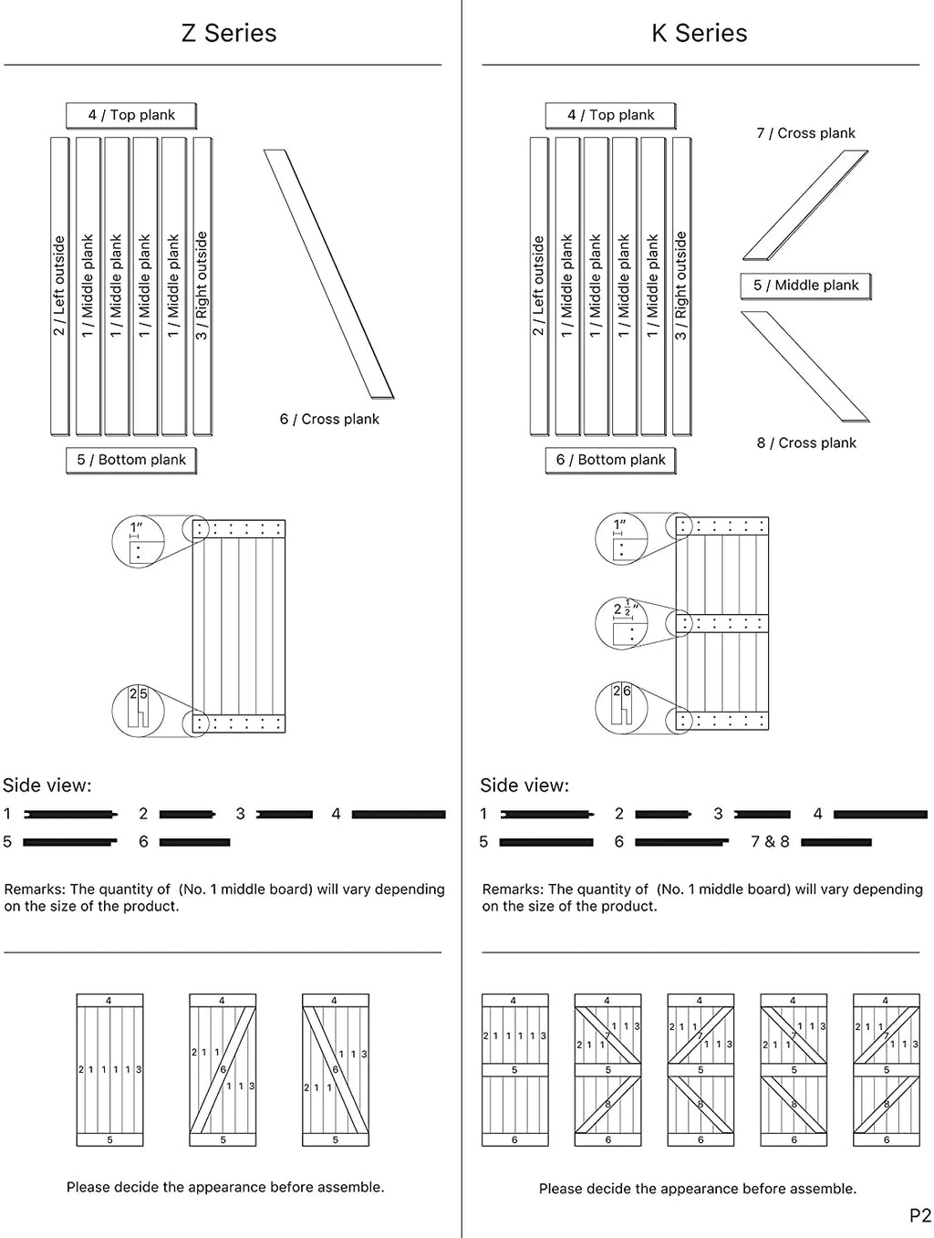 Knotty Pine Wood Sliding Barn Door With Hardware Kit S3864
