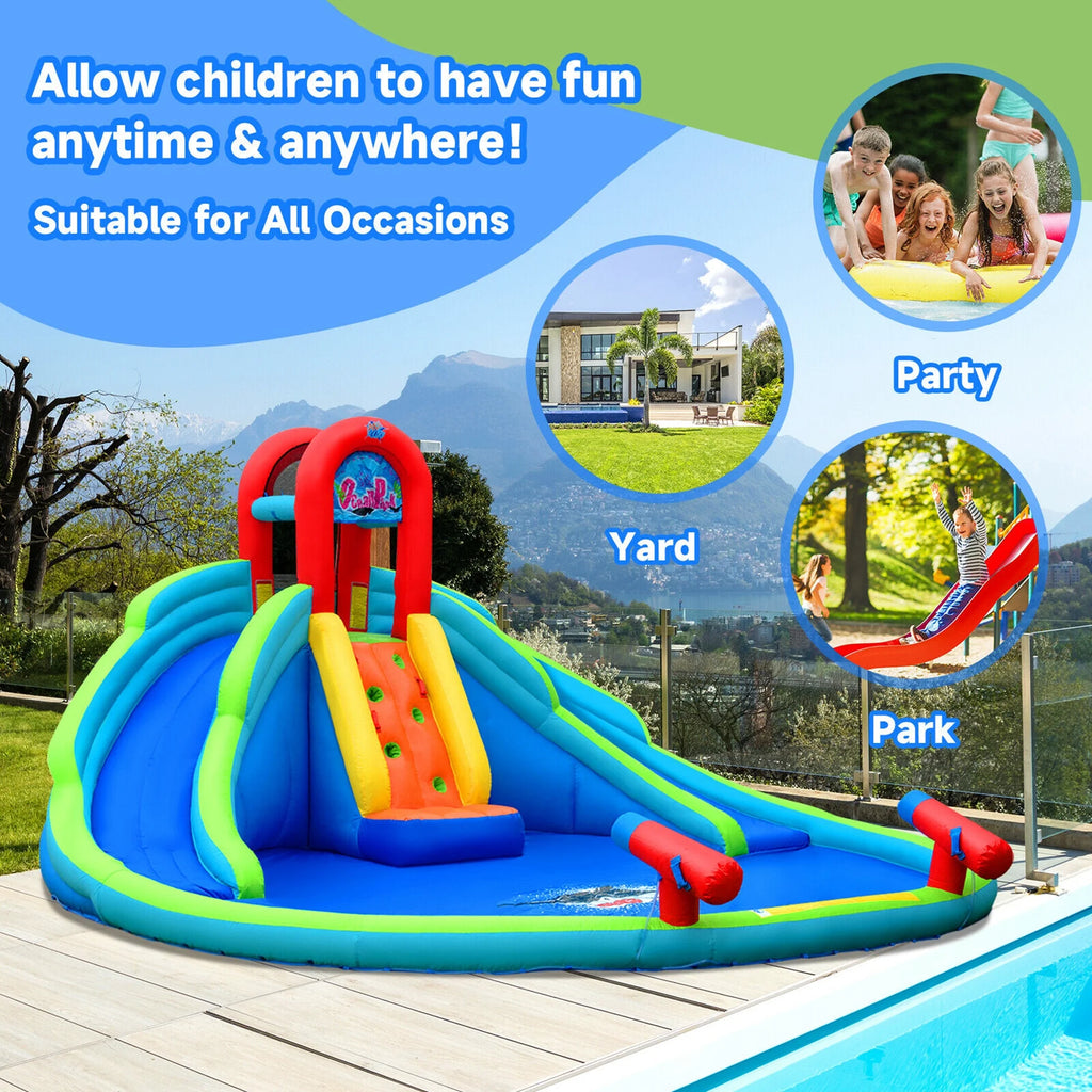 Inflatable Waterslide Bounce House with Handrail N4606