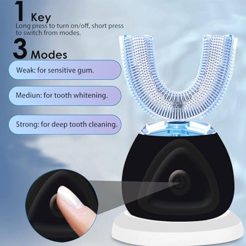 White Rechargeable Ultrasonic Toothbrush U21549