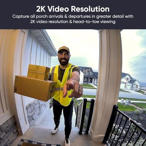 2K Video Doorbell with Color Night Vision K4782