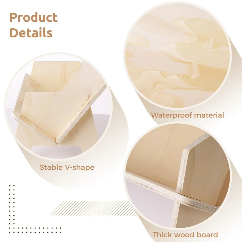 Wooden Desktop Bookshelf U40666