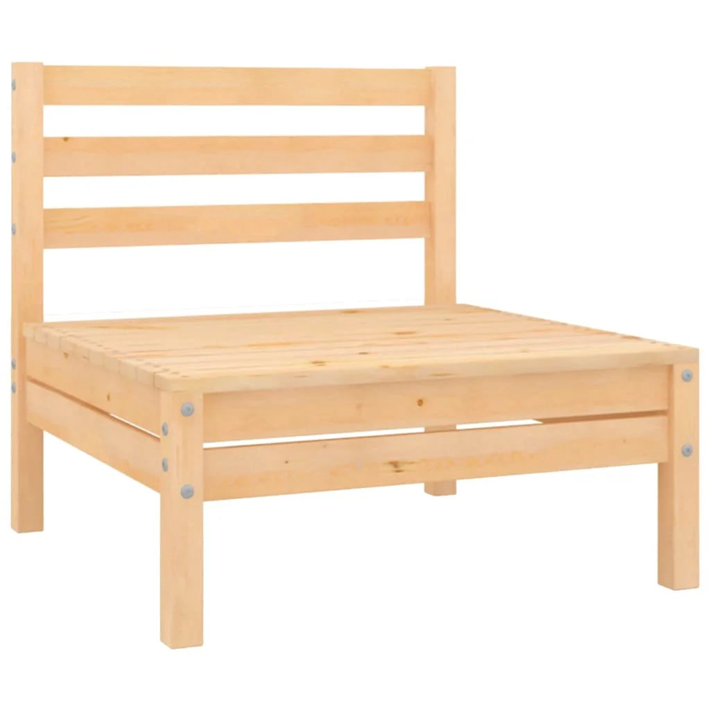 Patio Middle Sofa Solid Pinewood Y5509