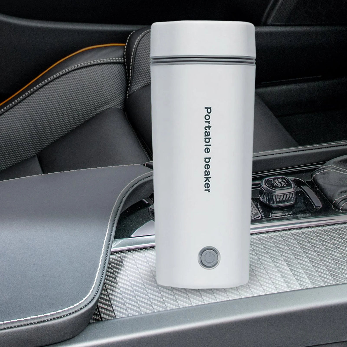 400ml 12V White Car Heating Cup H19522