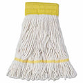 White Cotton Wet Mop Head 5 Headband Small Size 12 /carton J746
