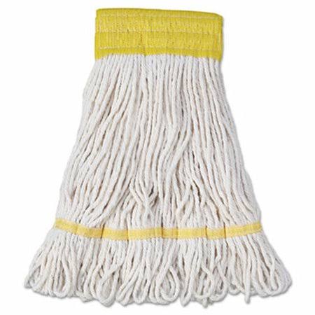 White Cotton Wet Mop Head 5 Headband Small Size 12 /carton J746