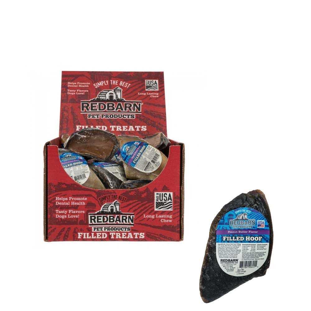 Peanut Butter Filled Hoof Dog Treat U2253