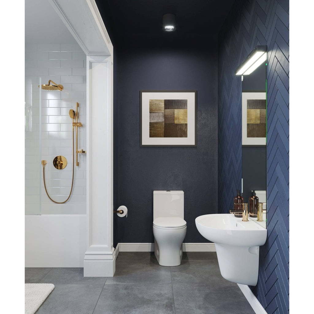 Glossy White Wall Mount Sink B1118