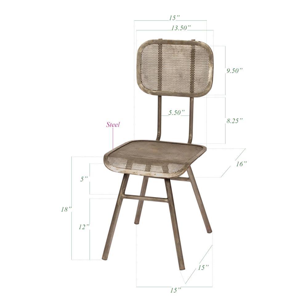 Rustic Dining Side Chair in Brown G753354