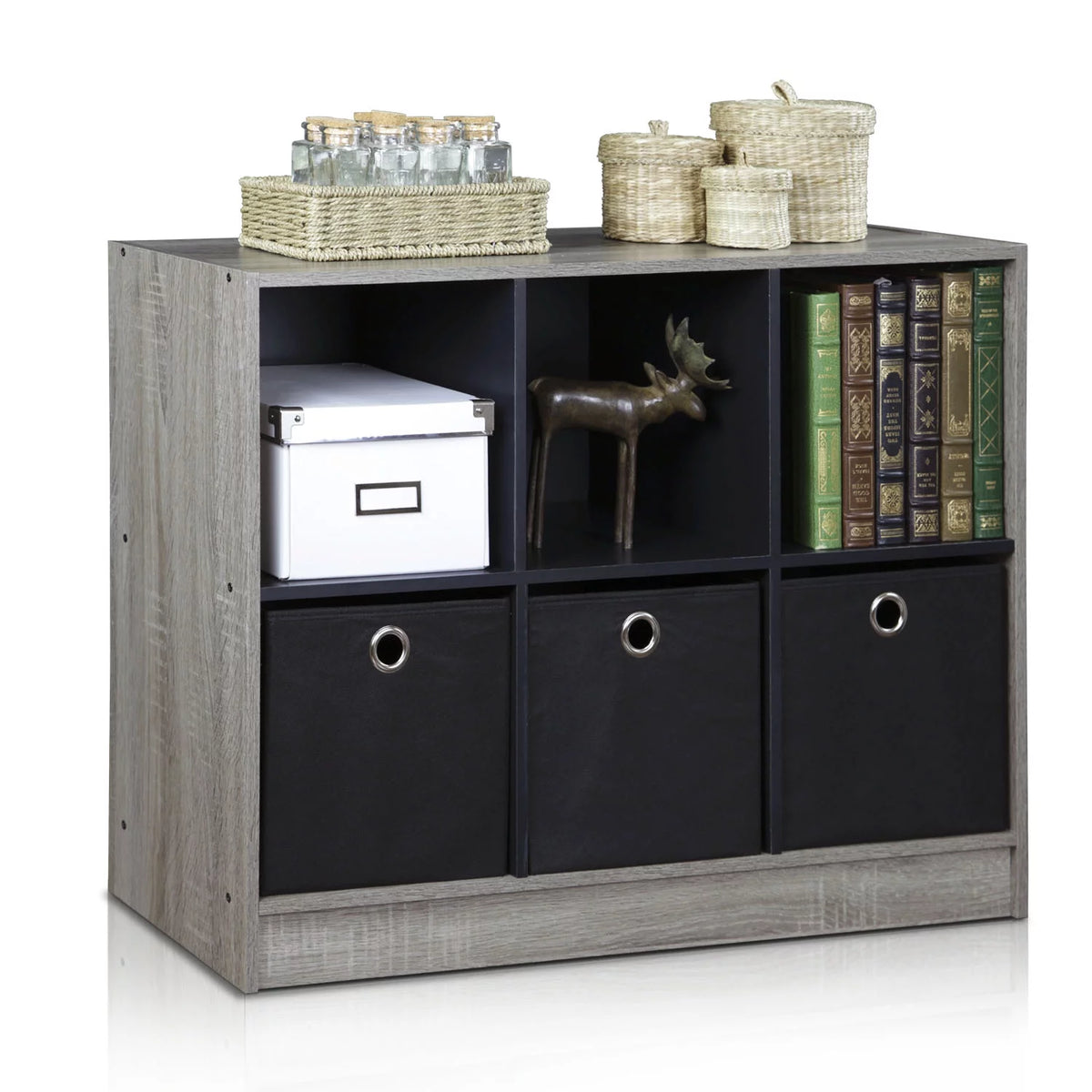 3x2 Bookcase Storage with Bins R4550