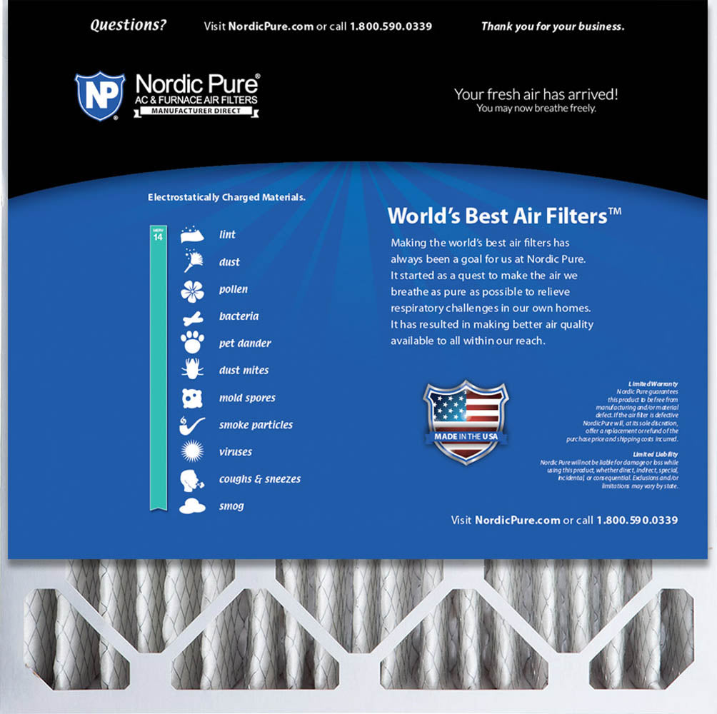 MERV 14 Air Filters 4 Pack M568090