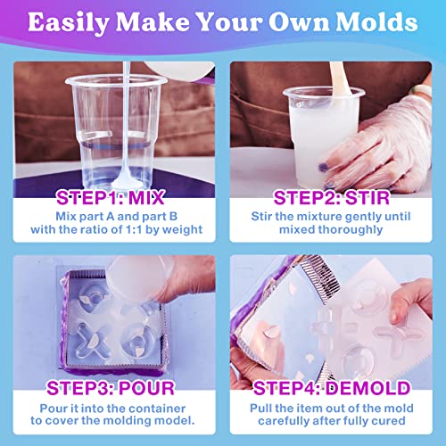 8oz Silicone Mold Making Kit Translucent H90046