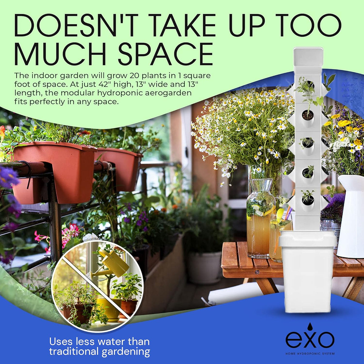 Vertical Hydroponic Garden Tower System C24055