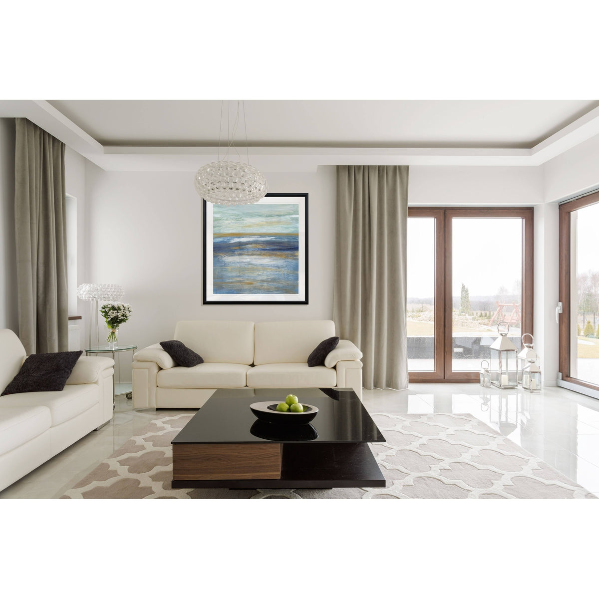 Framed Giclee Print 30x30 A982