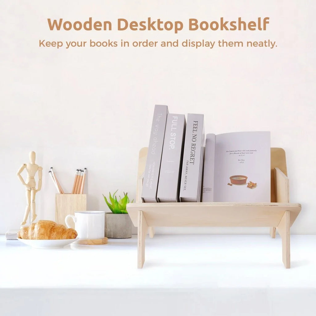 Wooden Desktop Bookshelf U40666