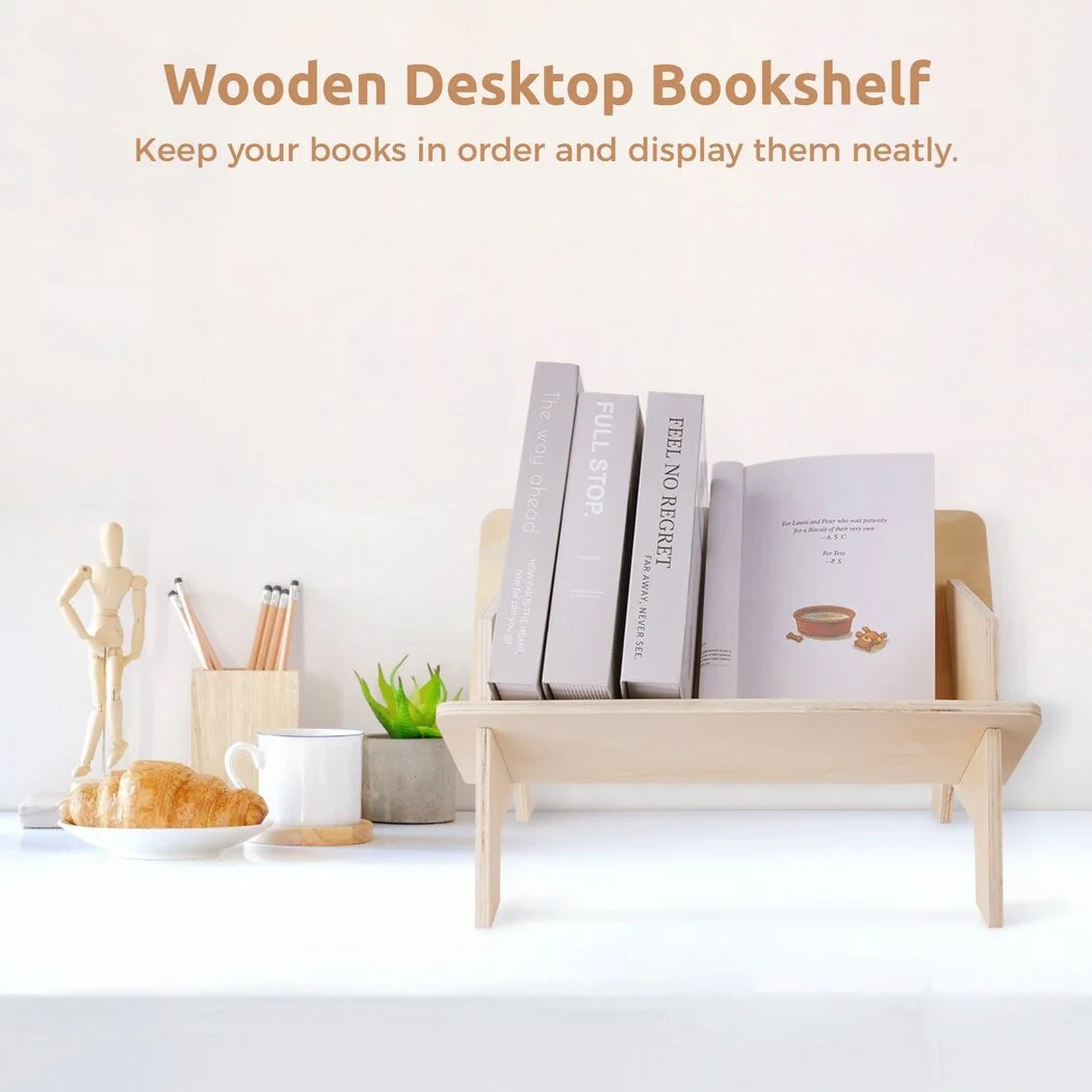 Wooden Desktop Bookshelf U40666